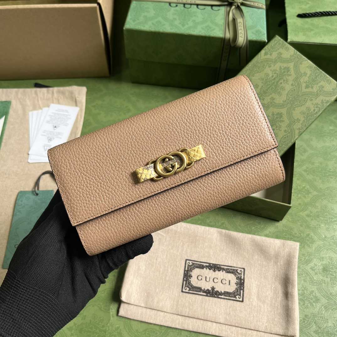 Gucci Chain Wallet With Interlocking G Python Bow(19-10-4cm) - PerfectKickZ