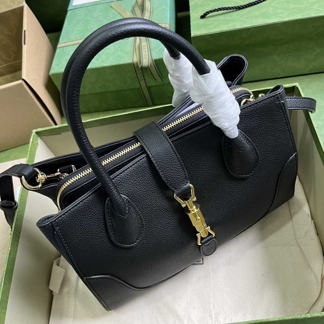 Gucci Jackie 1961 Small Natural Grain Tote(30-23-12cm) - PerfectKickZ