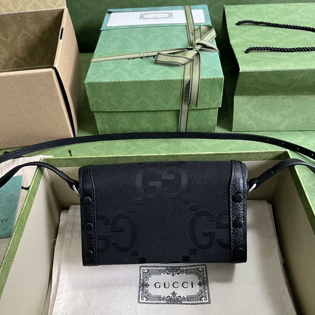 Gucci Horsebit 1955 Jumbo GG Mini Bag(18-12-5cm) - PerfectKickZ