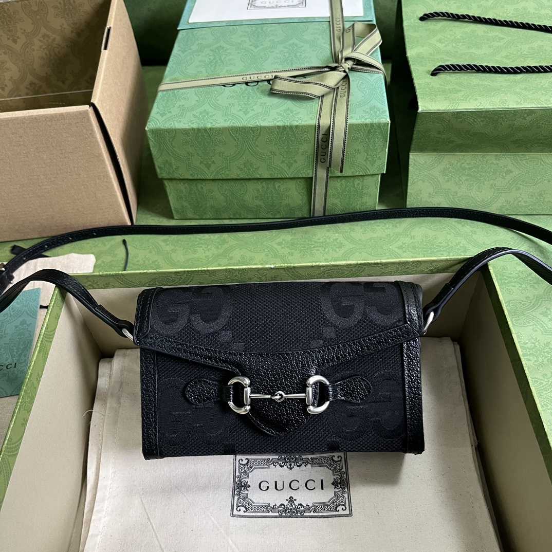 Gucci Horsebit 1955 Jumbo GG Mini Bag(18-12-5cm) - PerfectKickZ
