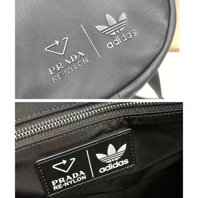 Prada  Nylon And Saffiano Leather Duffle Bag - PerfectKickZ