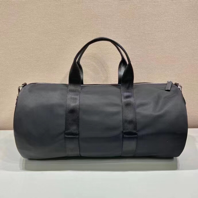 Prada  Nylon And Saffiano Leather Duffle Bag - PerfectKickZ