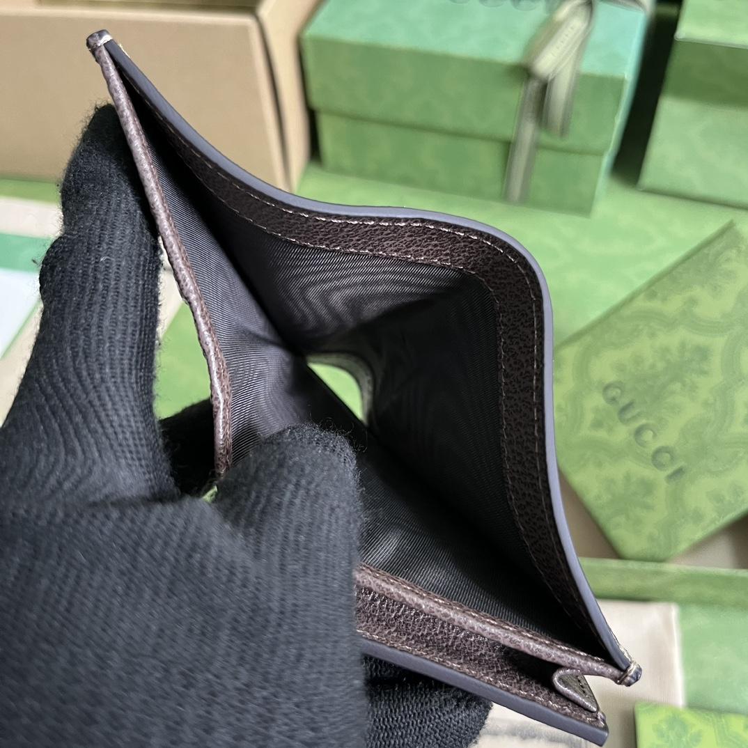 Gucci Card Case Wallet With Double G Strawberry - PerfectKickZ