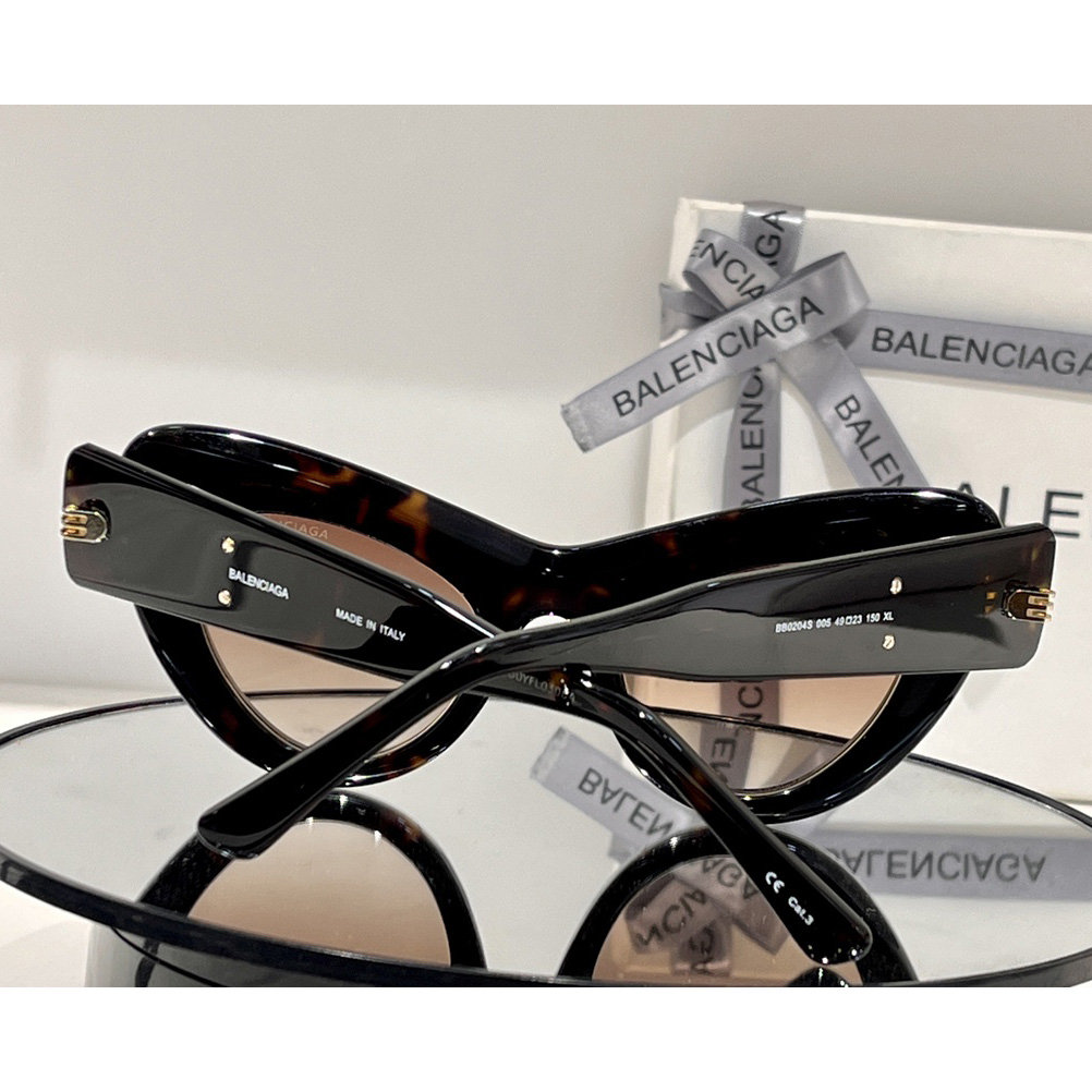 Balenciaga Cat-eye Logo-print Sunglasses    BB0204S - PerfectKickZ