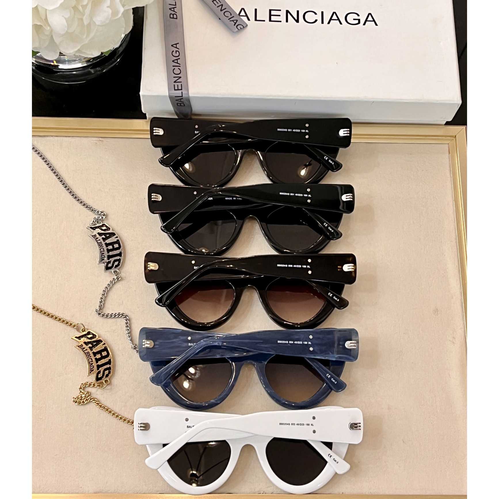 Balenciaga Cat-eye Logo-print Sunglasses    BB0204S - PerfectKickZ