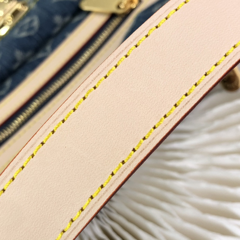 Louis VuittonVanity Monogram Denim Baggy PM Shoulder Bag (30×10×19cm)   M44464 - PerfectKickZ