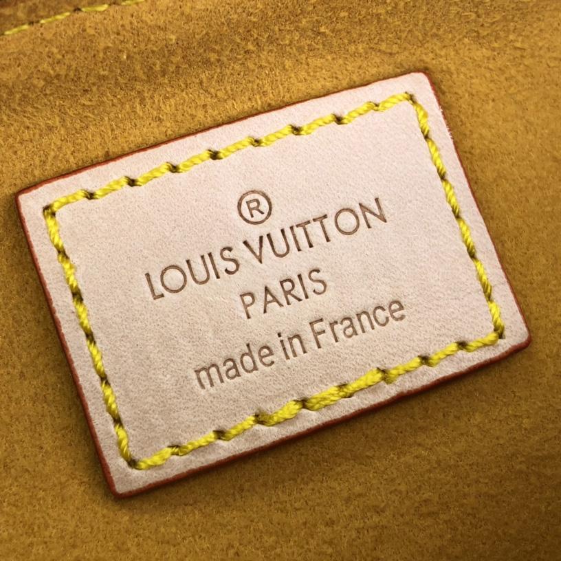 Louis VuittonVanity Monogram Denim Baggy PM Shoulder Bag (30×10×19cm)   M44464 - PerfectKickZ