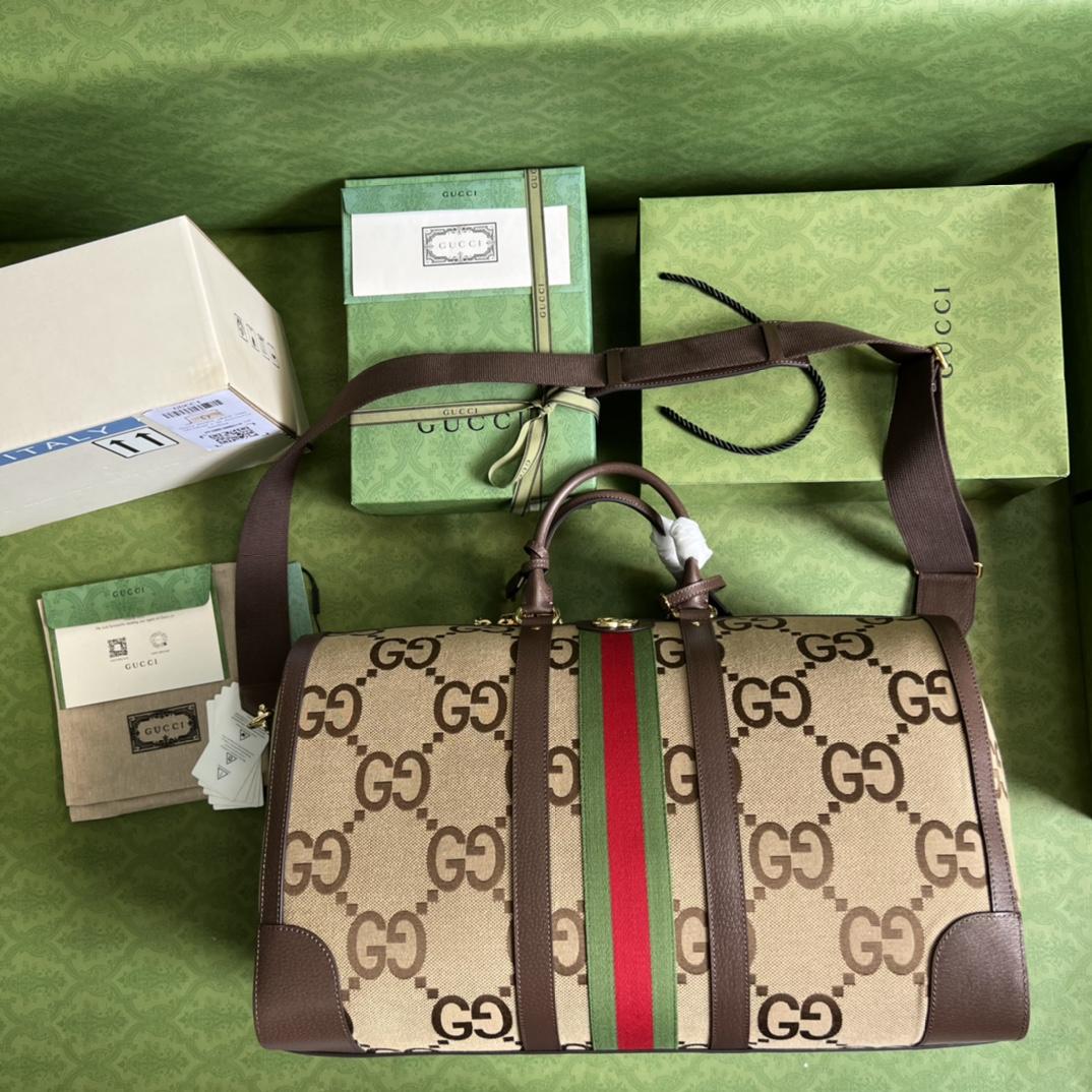 Gucci Jumbo GG Large Duffle Bag(52*30*29cm) - PerfectKickZ