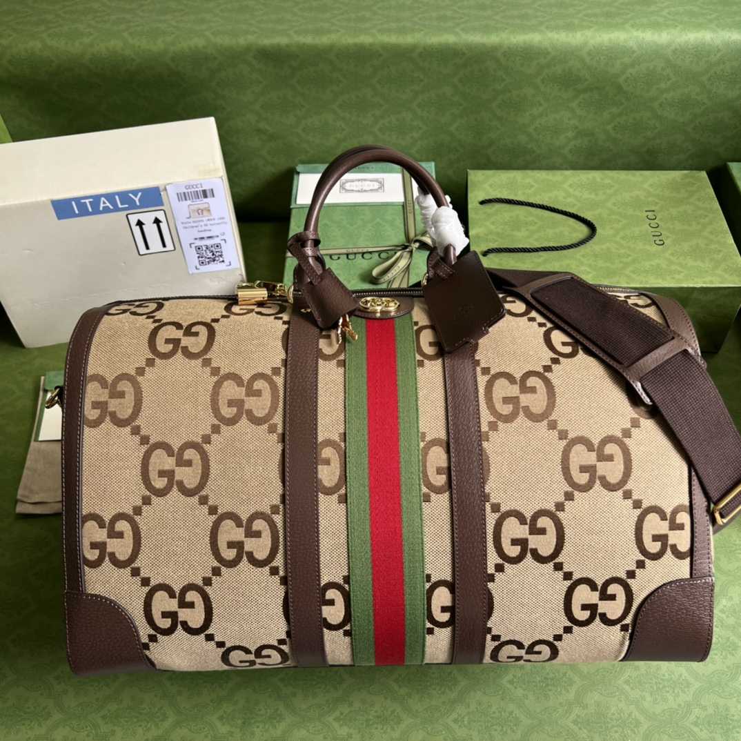 Gucci Jumbo GG Large Duffle Bag(52*30*29cm) - PerfectKickZ