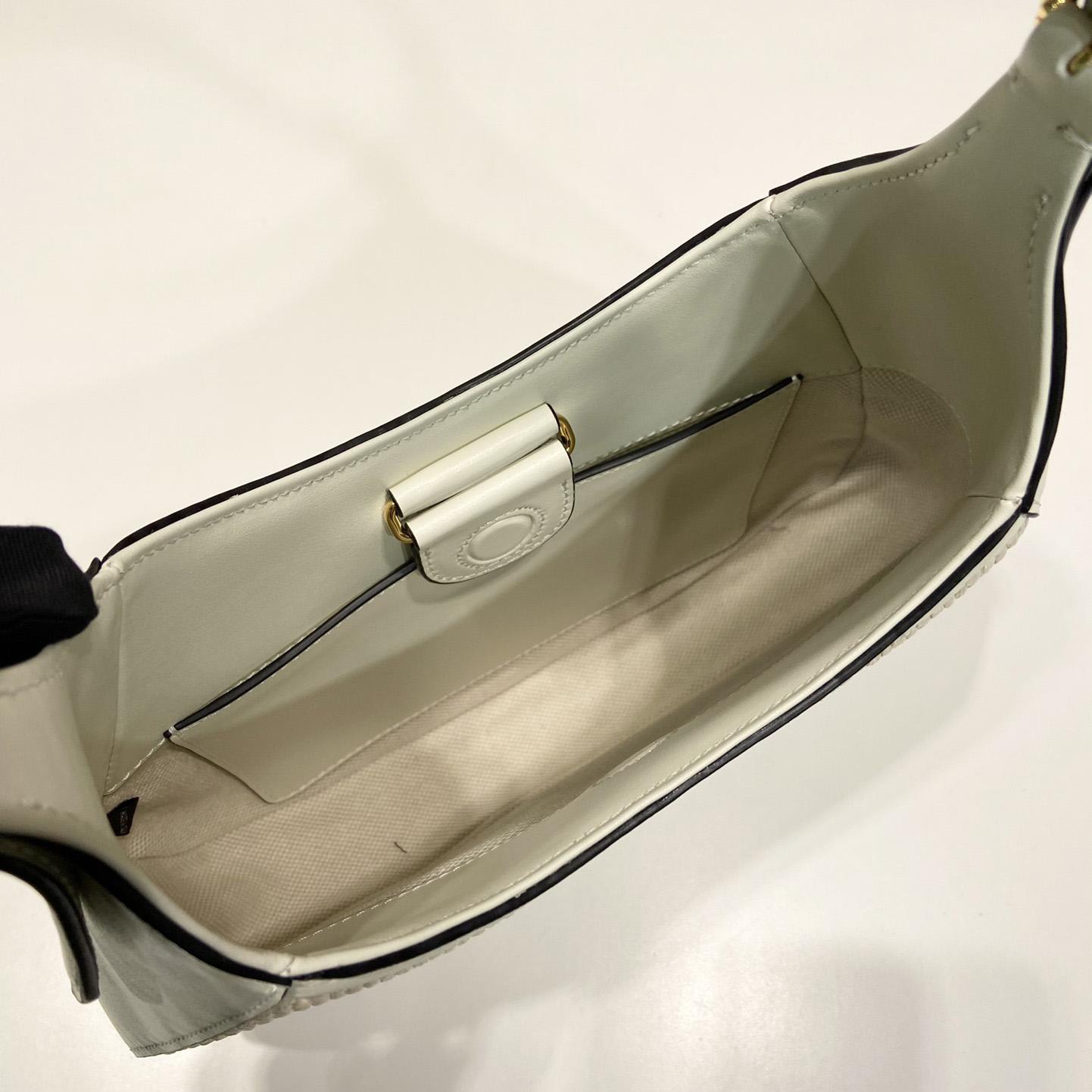 Prada Fabric And Leather Shoulder Bag - 