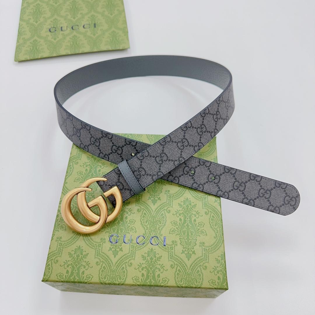 Gucci GG Marmont Reversible Belt - PerfectKickZ
