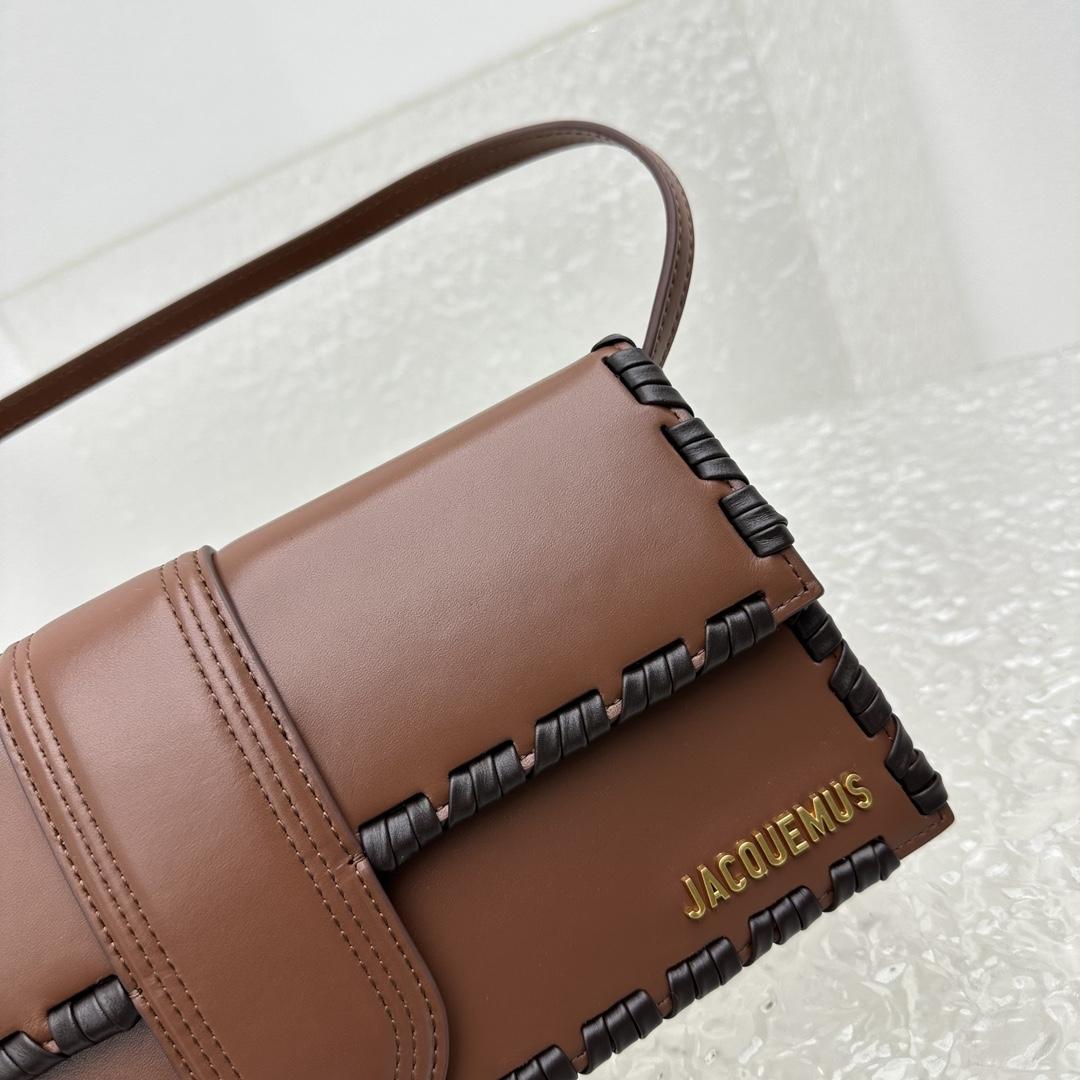 Jacquemus Le Bambino Long Lacet Long laced Flap Bag(28x13.5x6cm) - PerfectKickZ