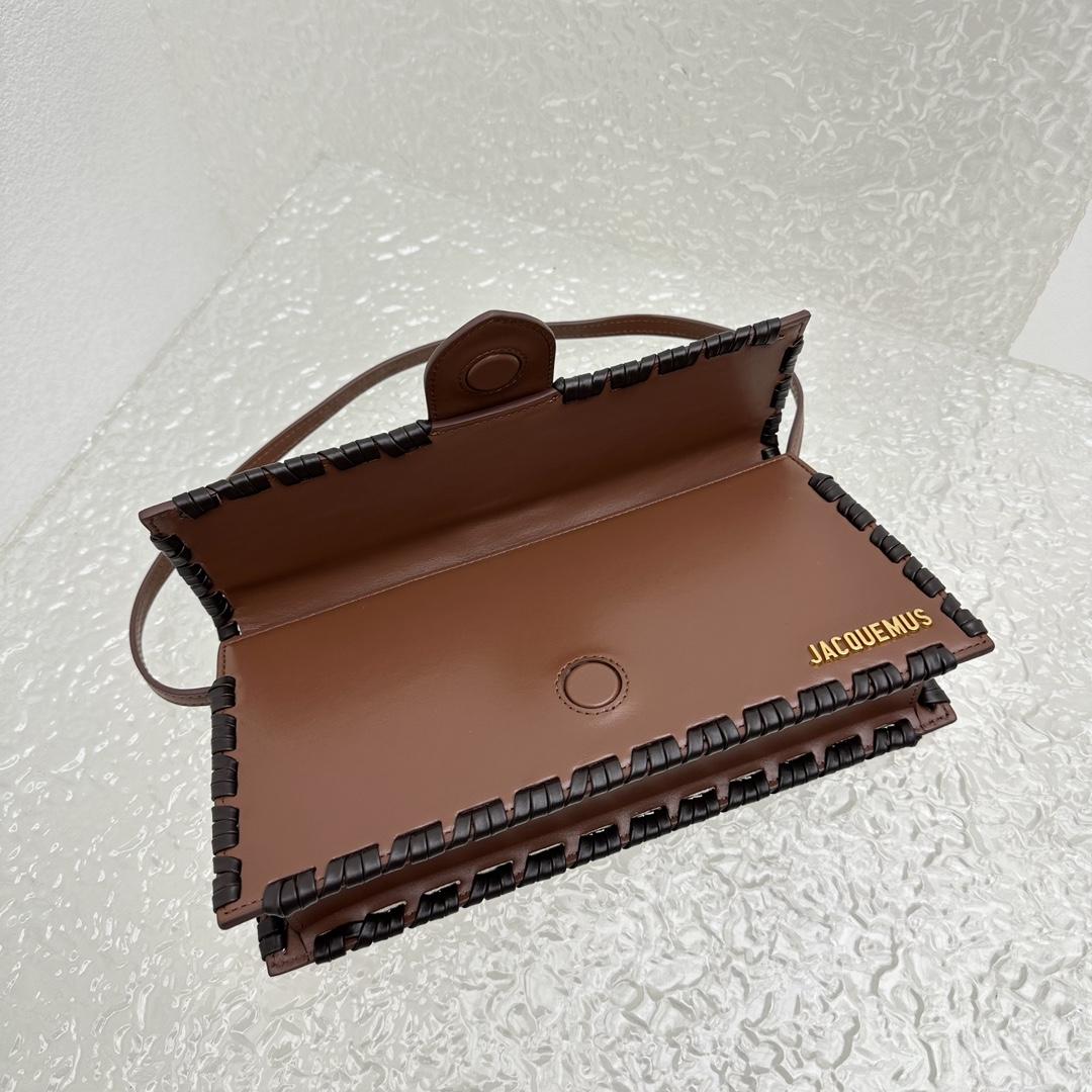 Jacquemus Le Bambino Long Lacet Long laced Flap Bag(28x13.5x6cm) - PerfectKickZ