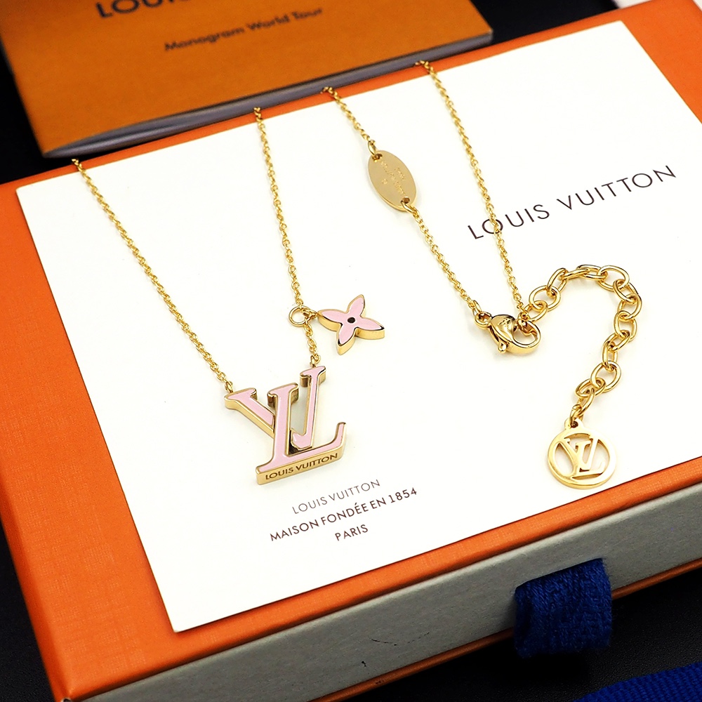 Louis Vuitton LV Iconic Enamel Necklace    M01215 - PerfectKickZ