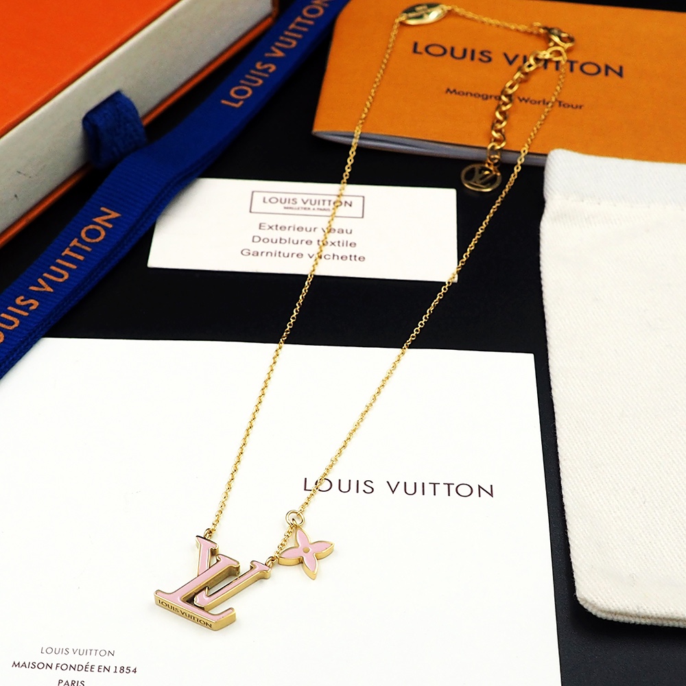 Louis Vuitton LV Iconic Enamel Necklace    M01215 - PerfectKickZ