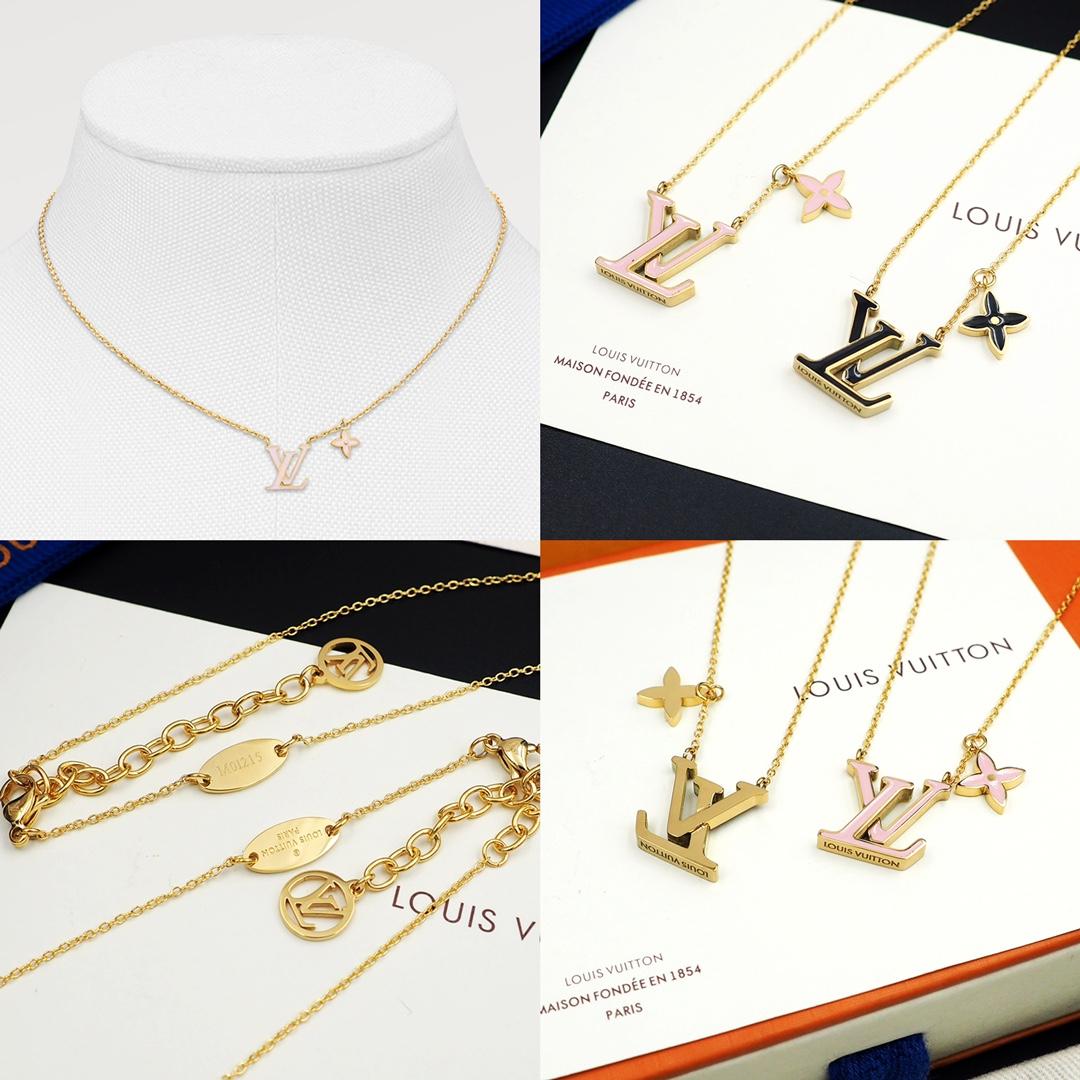 Louis Vuitton LV Iconic Enamel Necklace    M01215 - PerfectKickZ