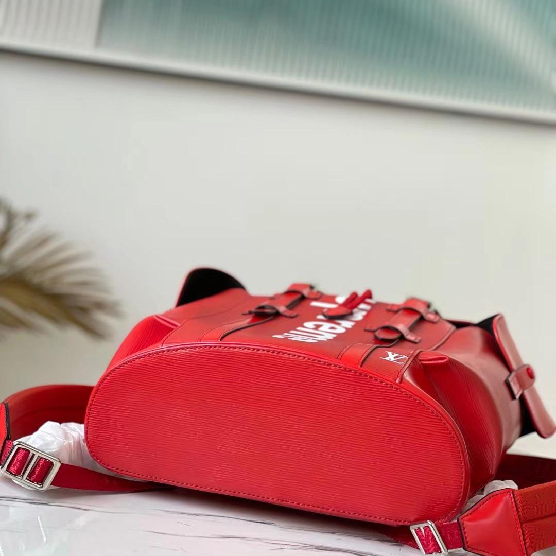 Louis Vuitton x Supreme Christopher Backpack (26*47*13cm) - PerfectKickZ