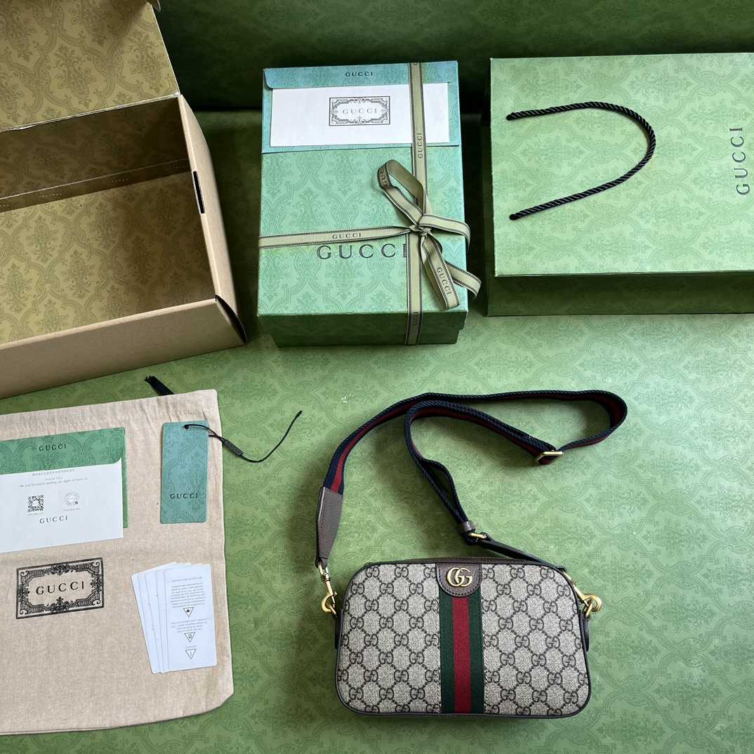 Gucci Ophidia GG Small Shoulder Bag (23.9x 15.2x 6.9cm) - PerfectKickZ