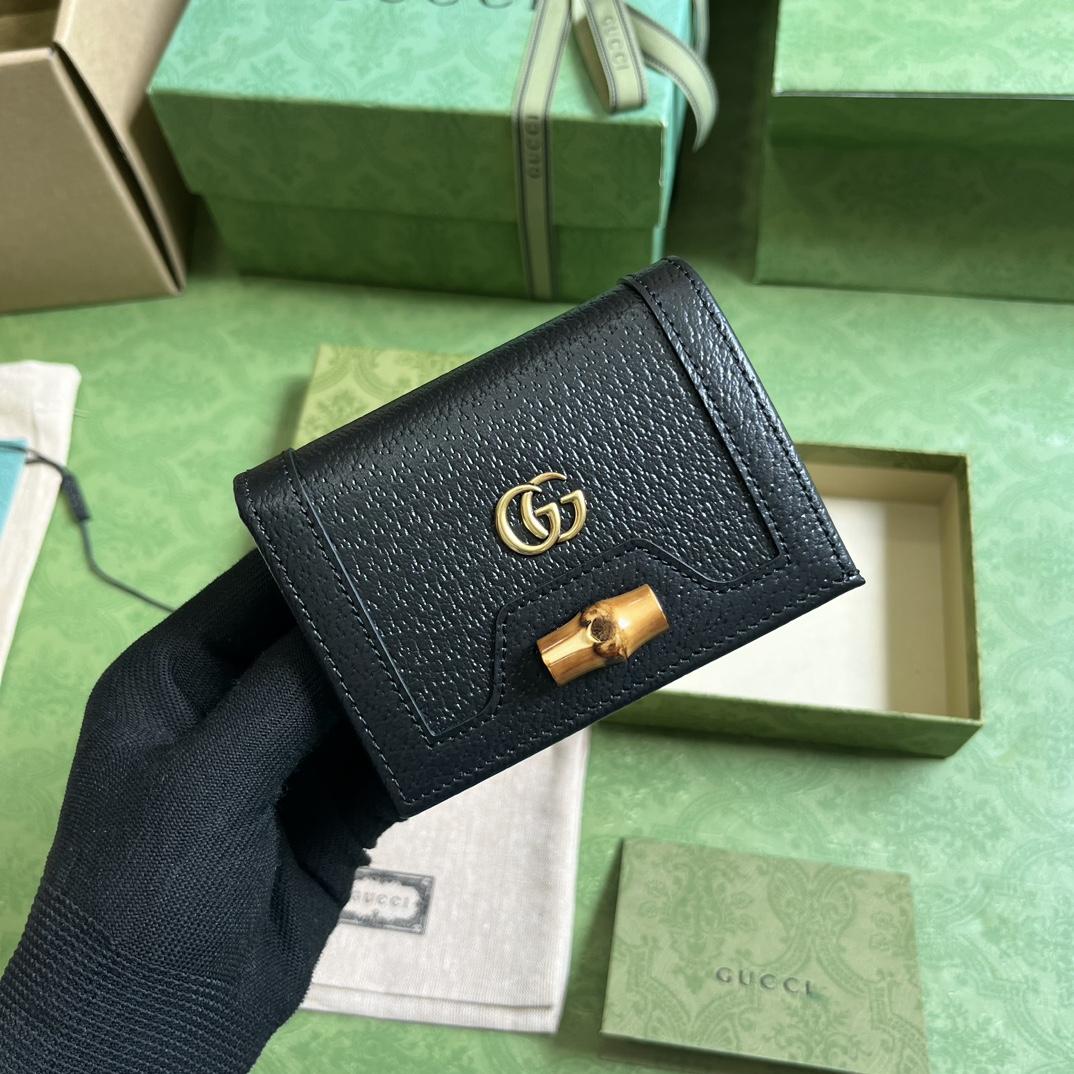 Gucci Diana Card Case Wallet - PerfectKickZ
