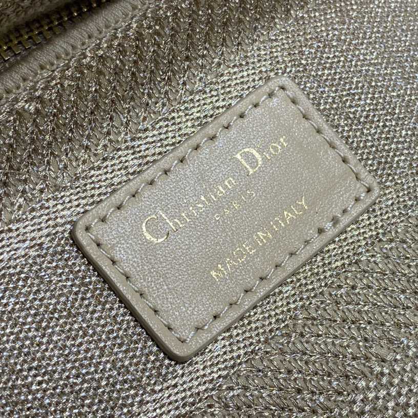 Dior Medium Dior Or Lady D-lite Bag - PerfectKickZ