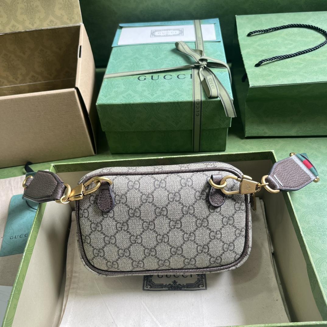 Gucci Ophidia GG Mini Bag(20-12.5-9cm)    - PerfectKickZ