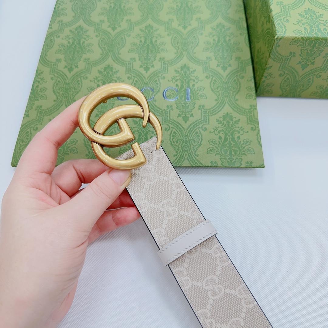 Gucci GG Marmont Reversible Wide Belt - PerfectKickZ
