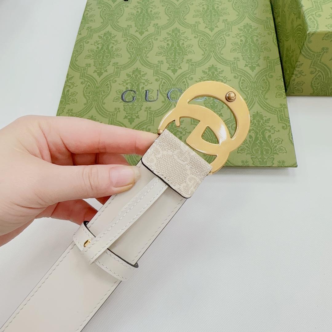 Gucci GG Marmont Reversible Wide Belt - 