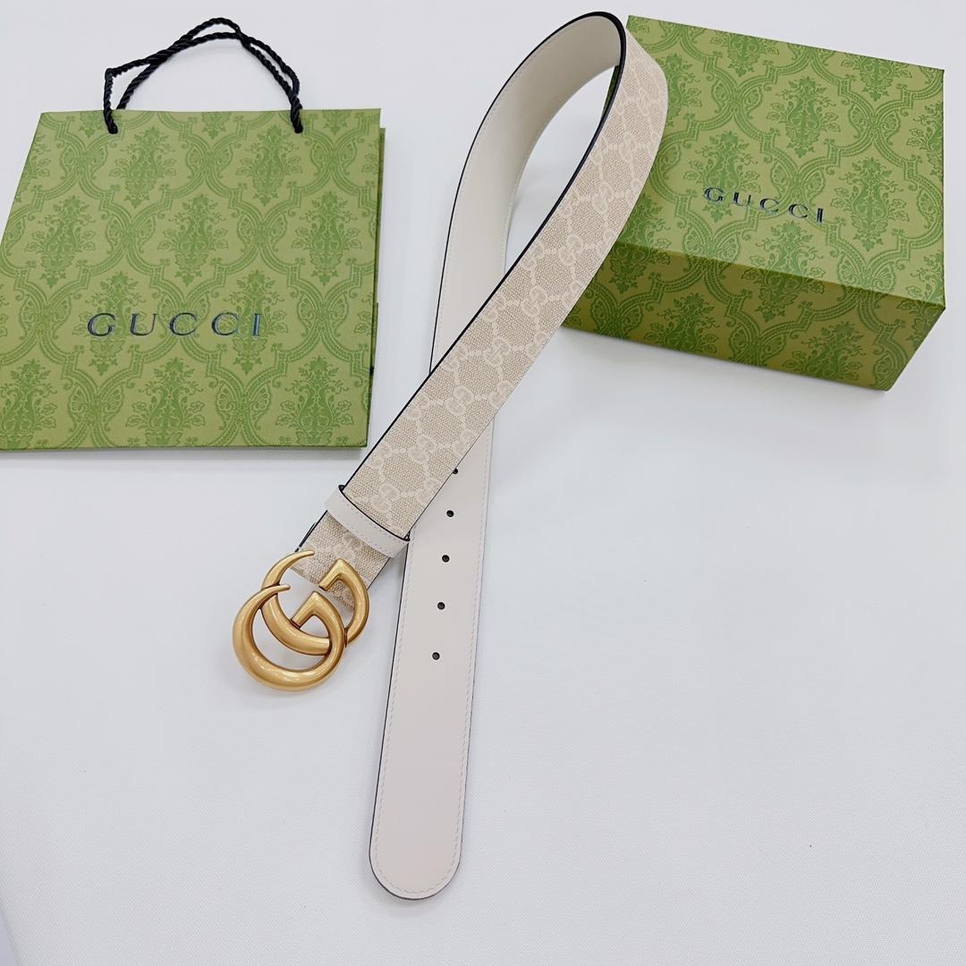 Gucci GG Marmont Reversible Wide Belt - 