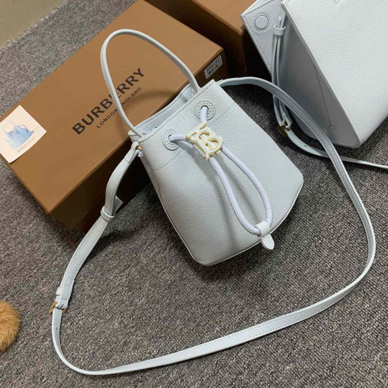 Burberry Mini TB Bucket Bag  - PerfectKickZ