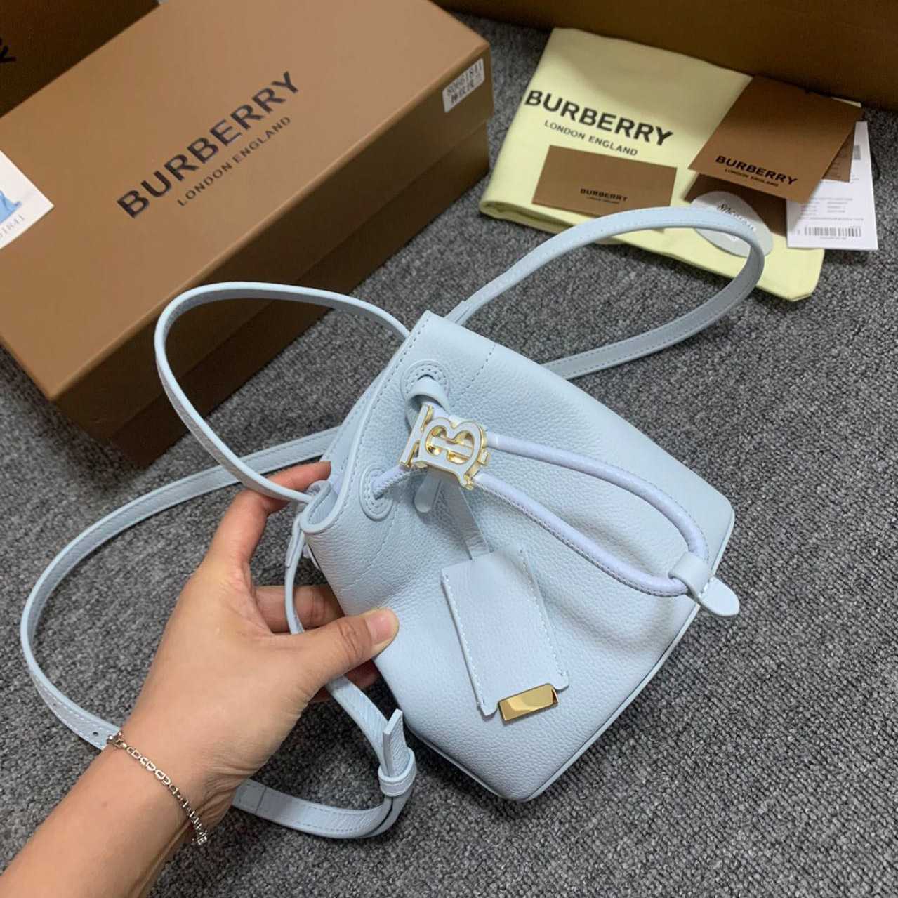 Burberry Mini TB Bucket Bag  - PerfectKickZ