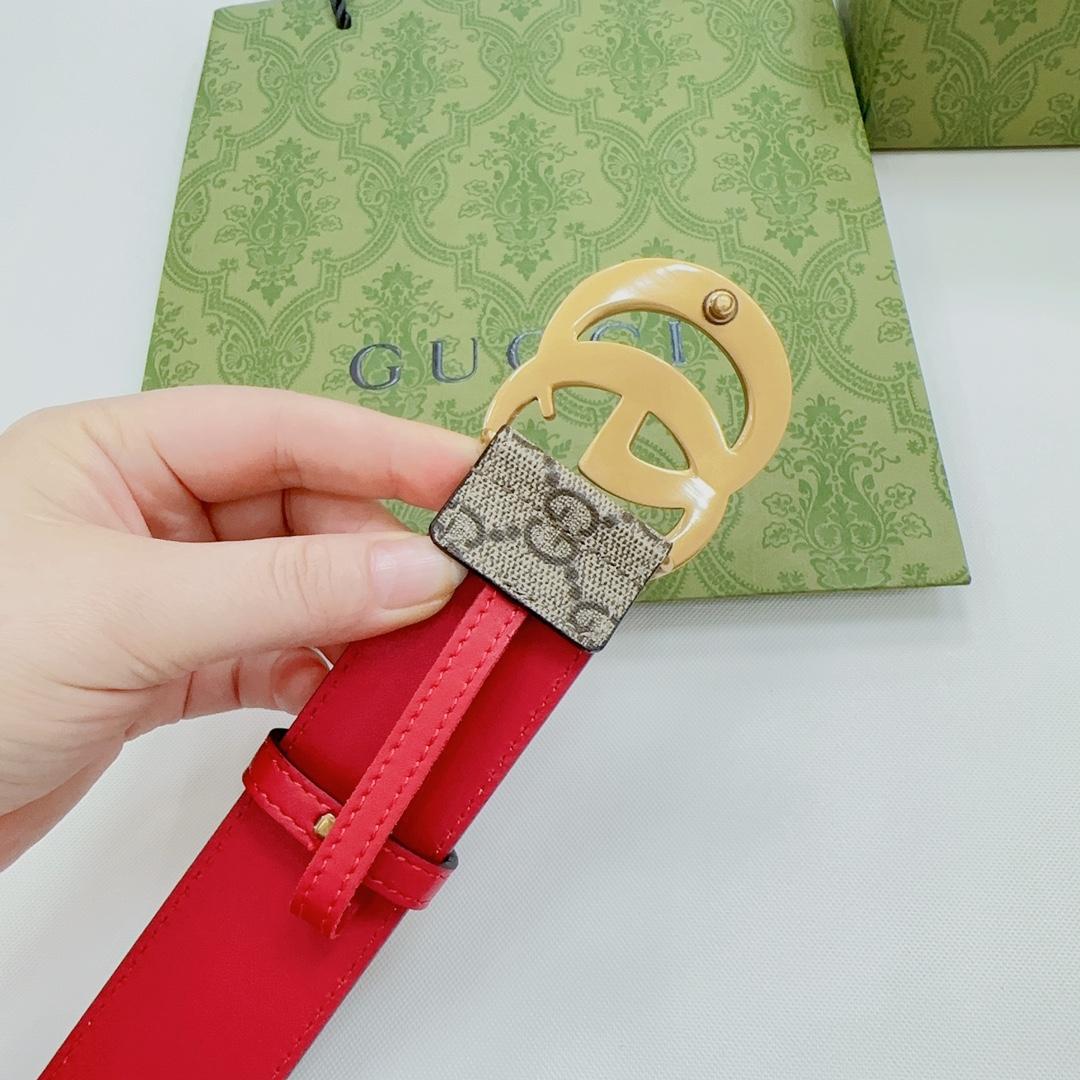 Gucci GG Marmont Reversible Belt - PerfectKickZ