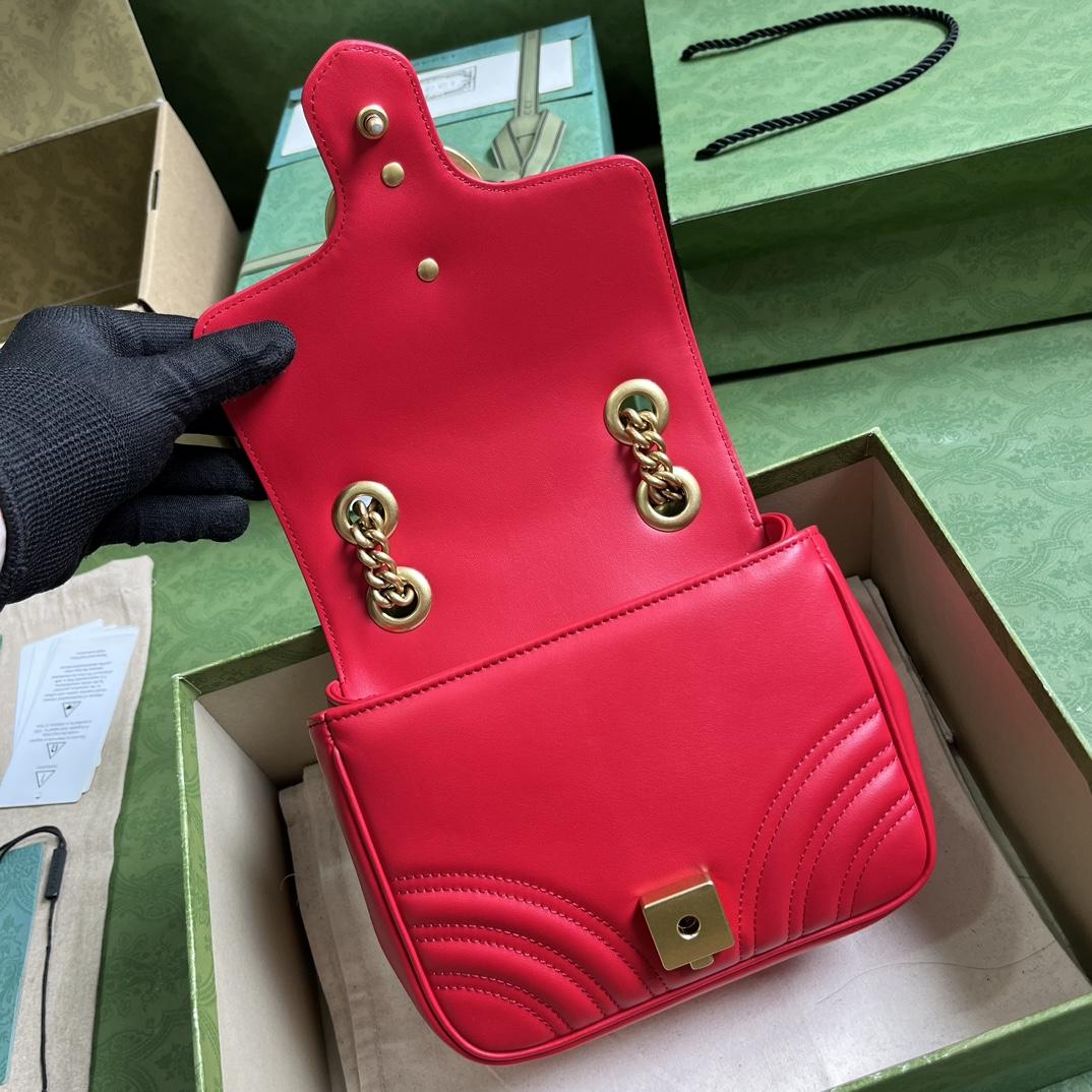 Gucci GG Marmont Mini Shoulder Bag(18-15-8cm) - PerfectKickZ