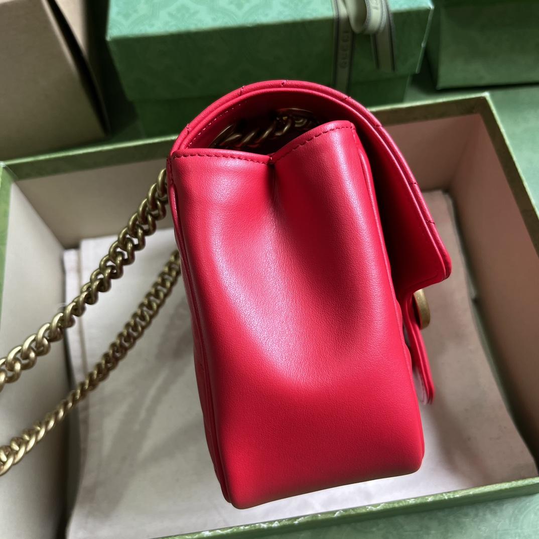 Gucci GG Marmont Mini Shoulder Bag(18-15-8cm) - PerfectKickZ