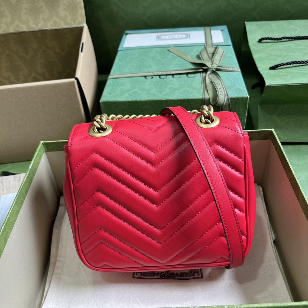 Gucci GG Marmont Mini Shoulder Bag(18-15-8cm) - PerfectKickZ