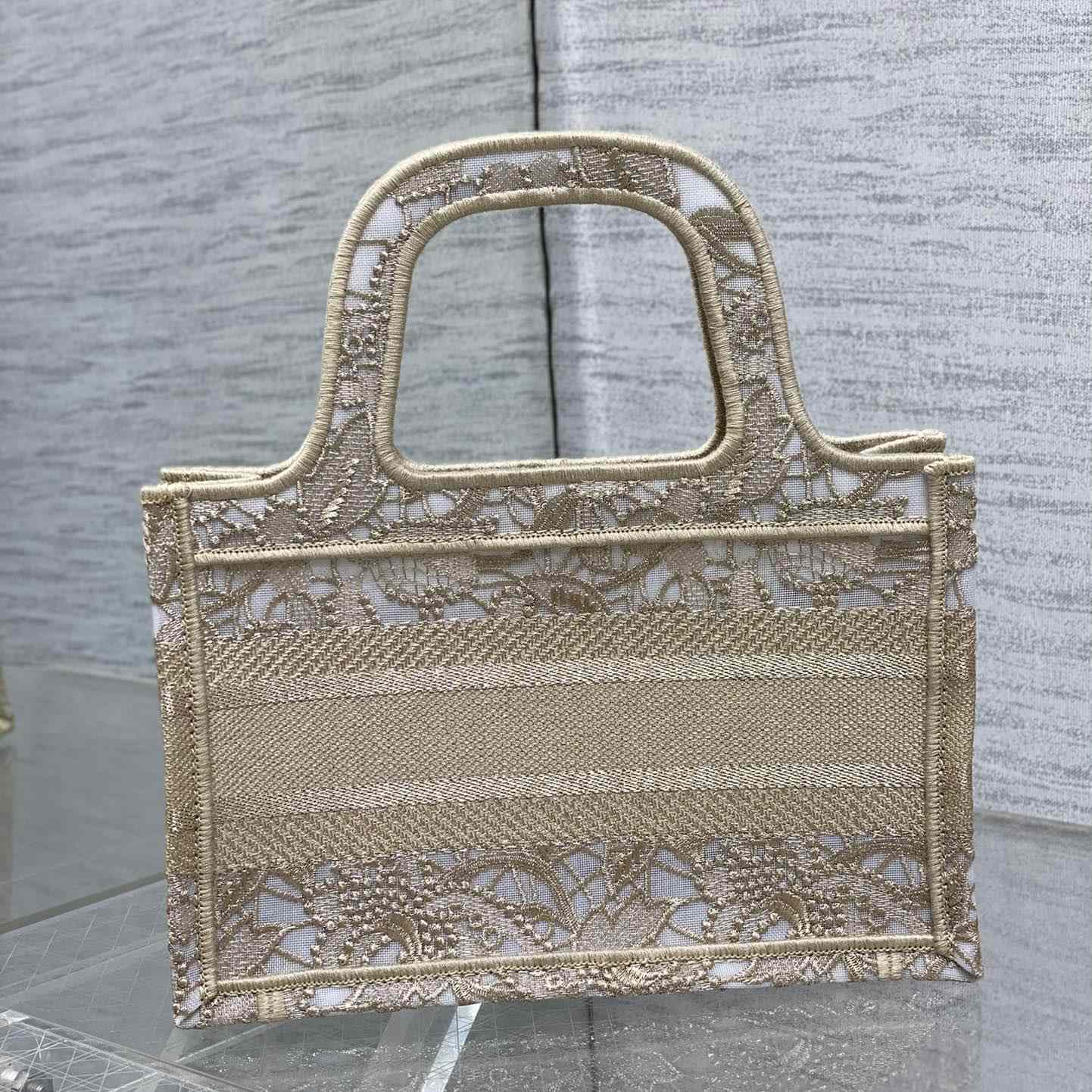 Dior Mini Dior Or Dior Book Tote - PerfectKickZ