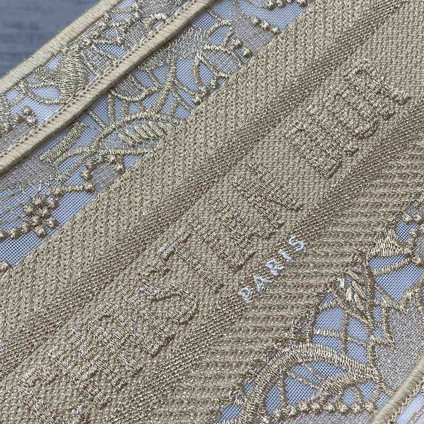 Dior Mini Dior Or Dior Book Tote - PerfectKickZ