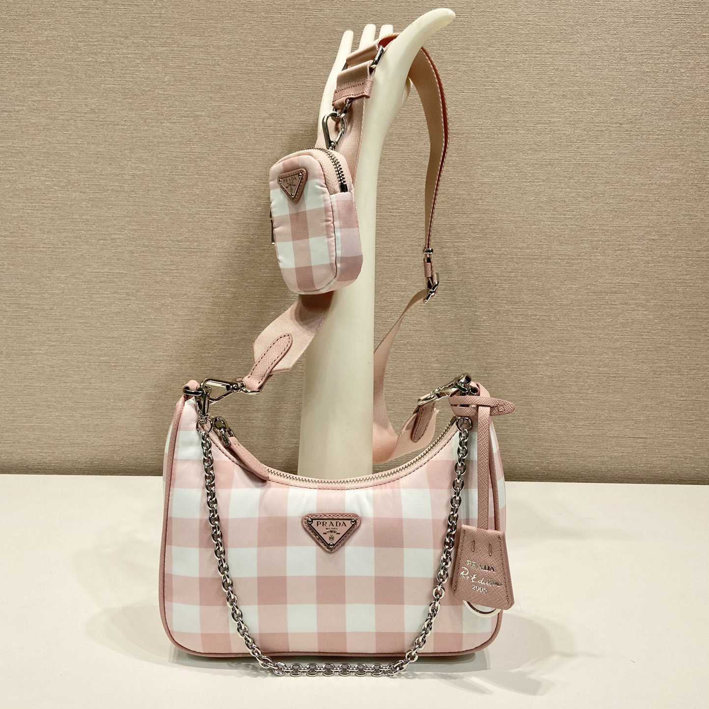 Prada Re-Edition 2005 Printed Re-Nylon Bag - 