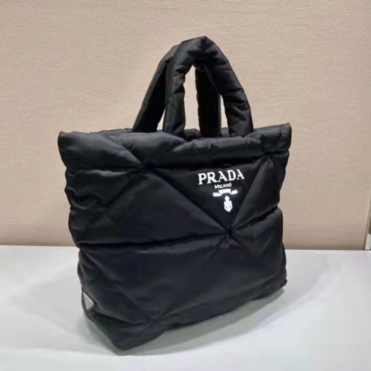 Prada Padded Re-Nylon Tote Bag - PerfectKickZ