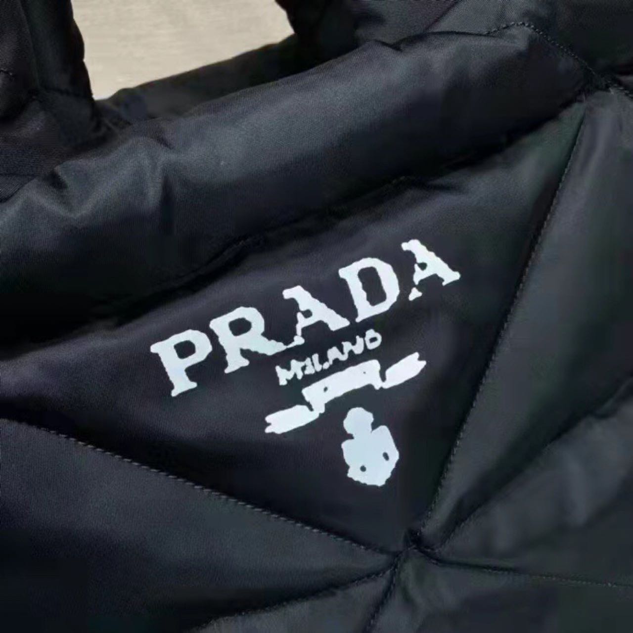 Prada Padded Re-Nylon Tote Bag - PerfectKickZ