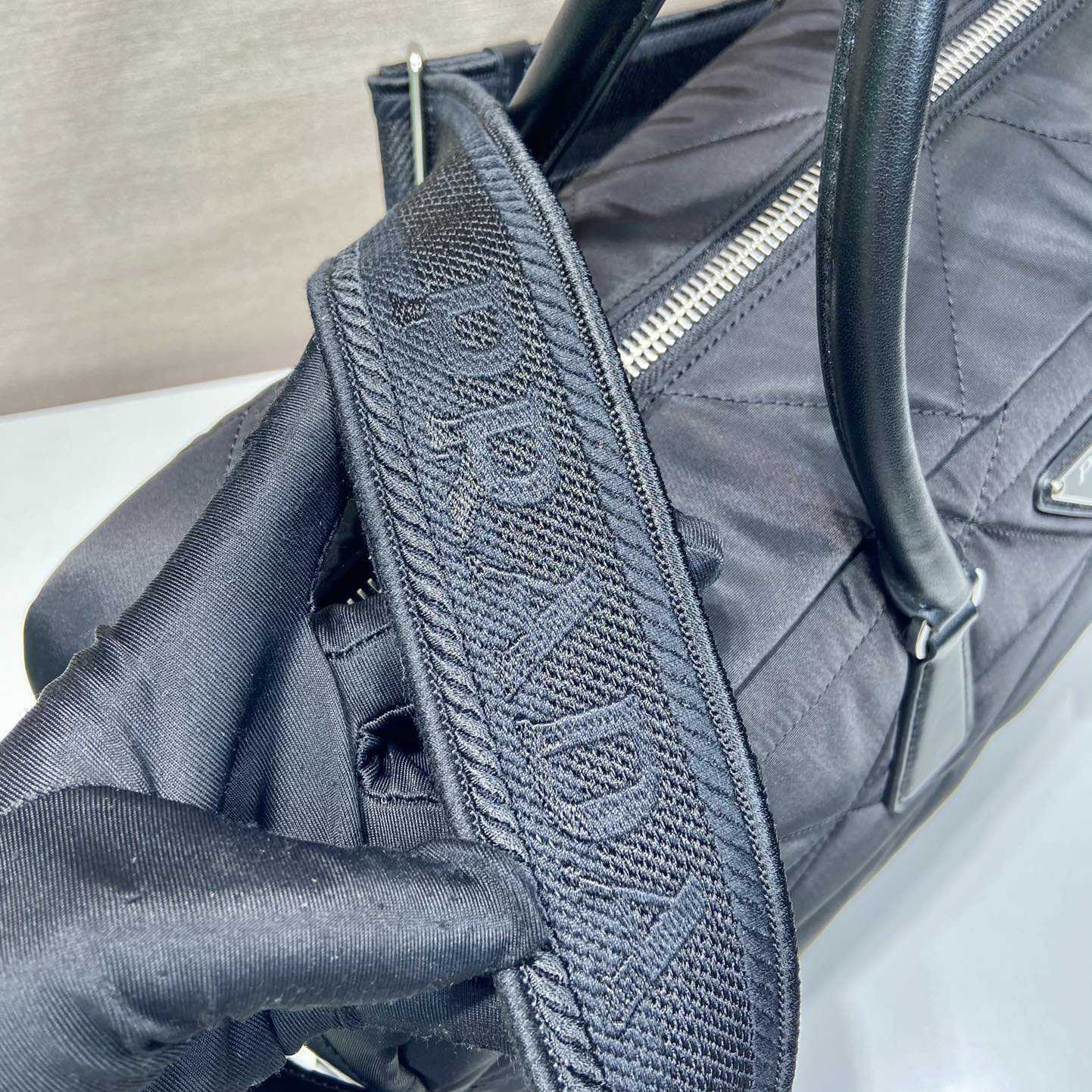 Prada Quilted Re-Nylon Travel Bag - PerfectKickZ