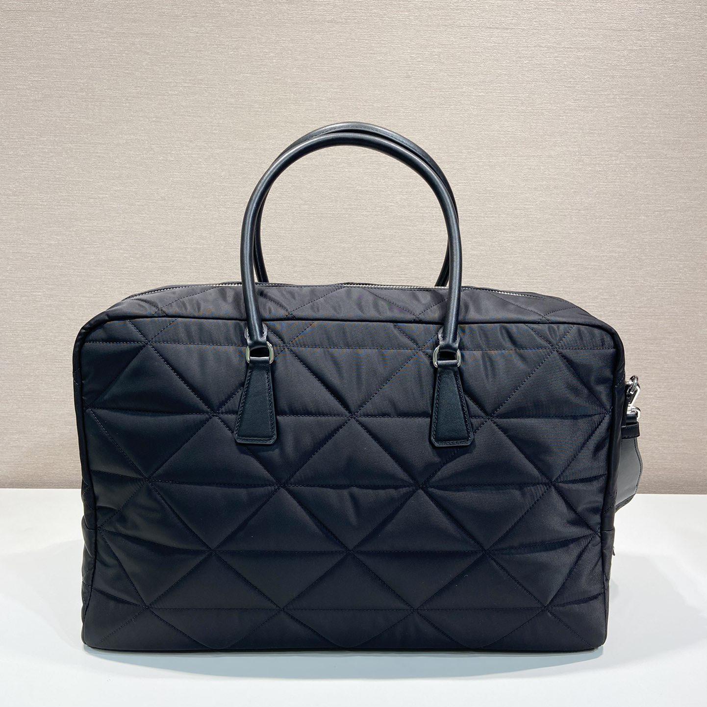 Prada Quilted Re-Nylon Travel Bag - PerfectKickZ