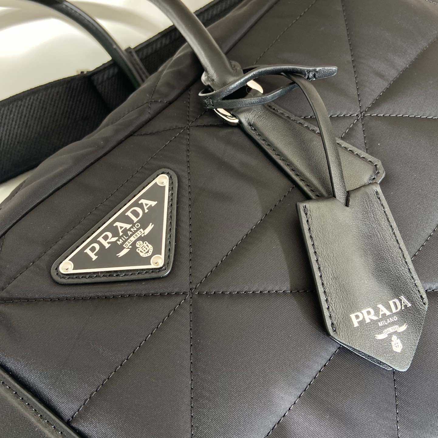 Prada Quilted Re-Nylon Travel Bag - PerfectKickZ