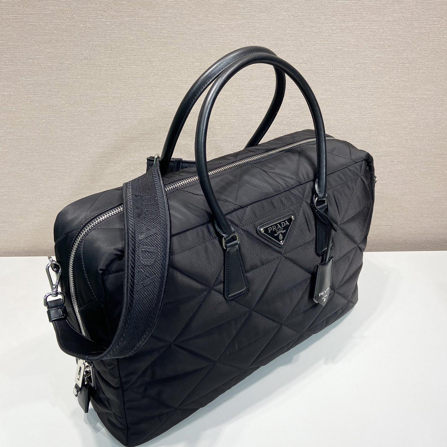 Prada Quilted Re-Nylon Travel Bag - PerfectKickZ