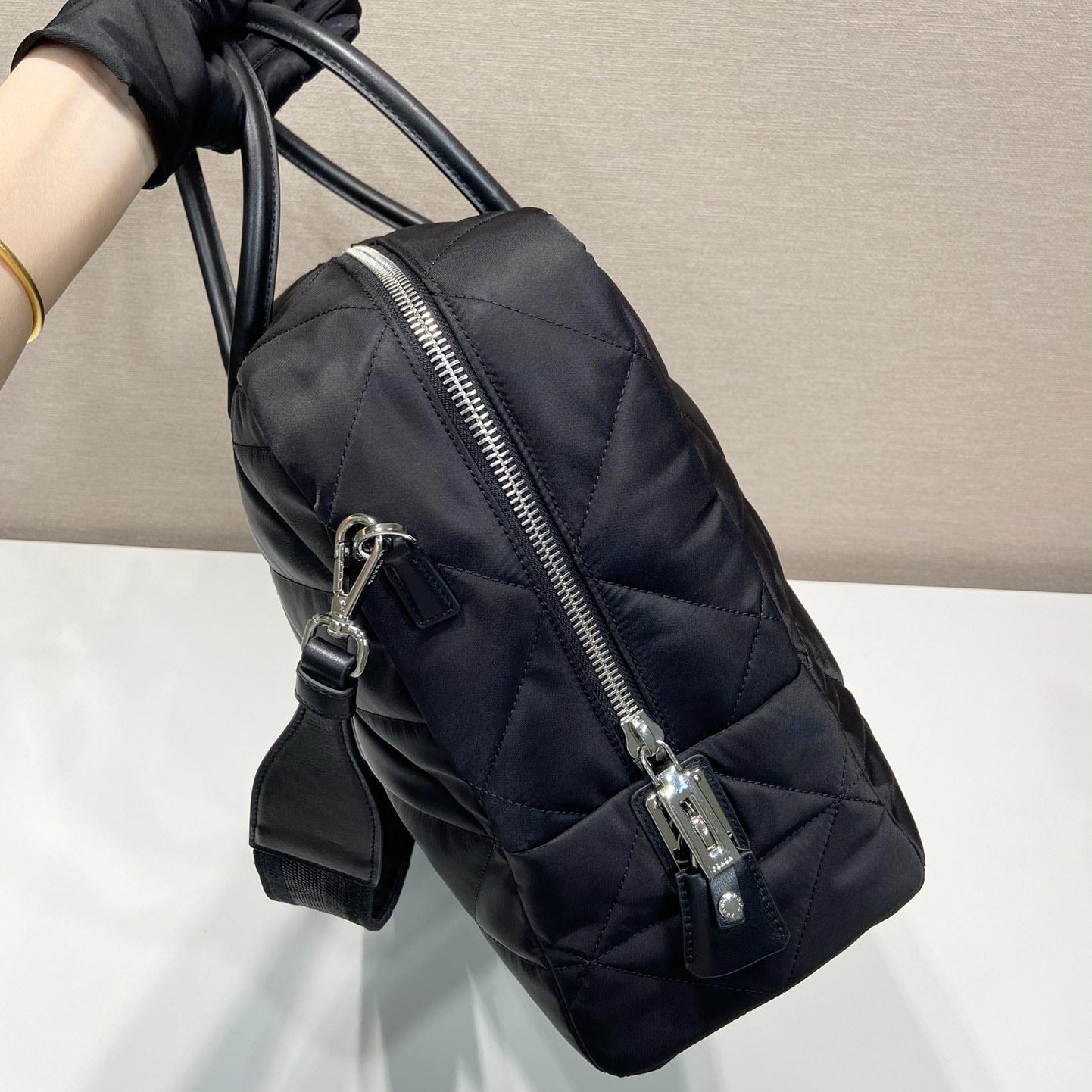 Prada Quilted Re-Nylon Travel Bag - PerfectKickZ