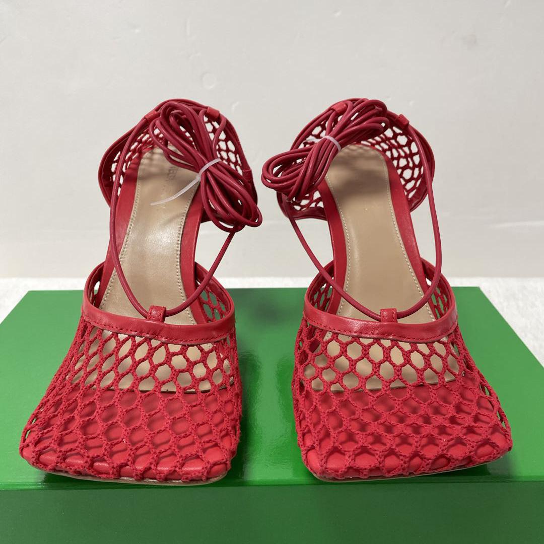 Bottega Veneta Stretch Lace-Up Sandal - PerfectKickZ