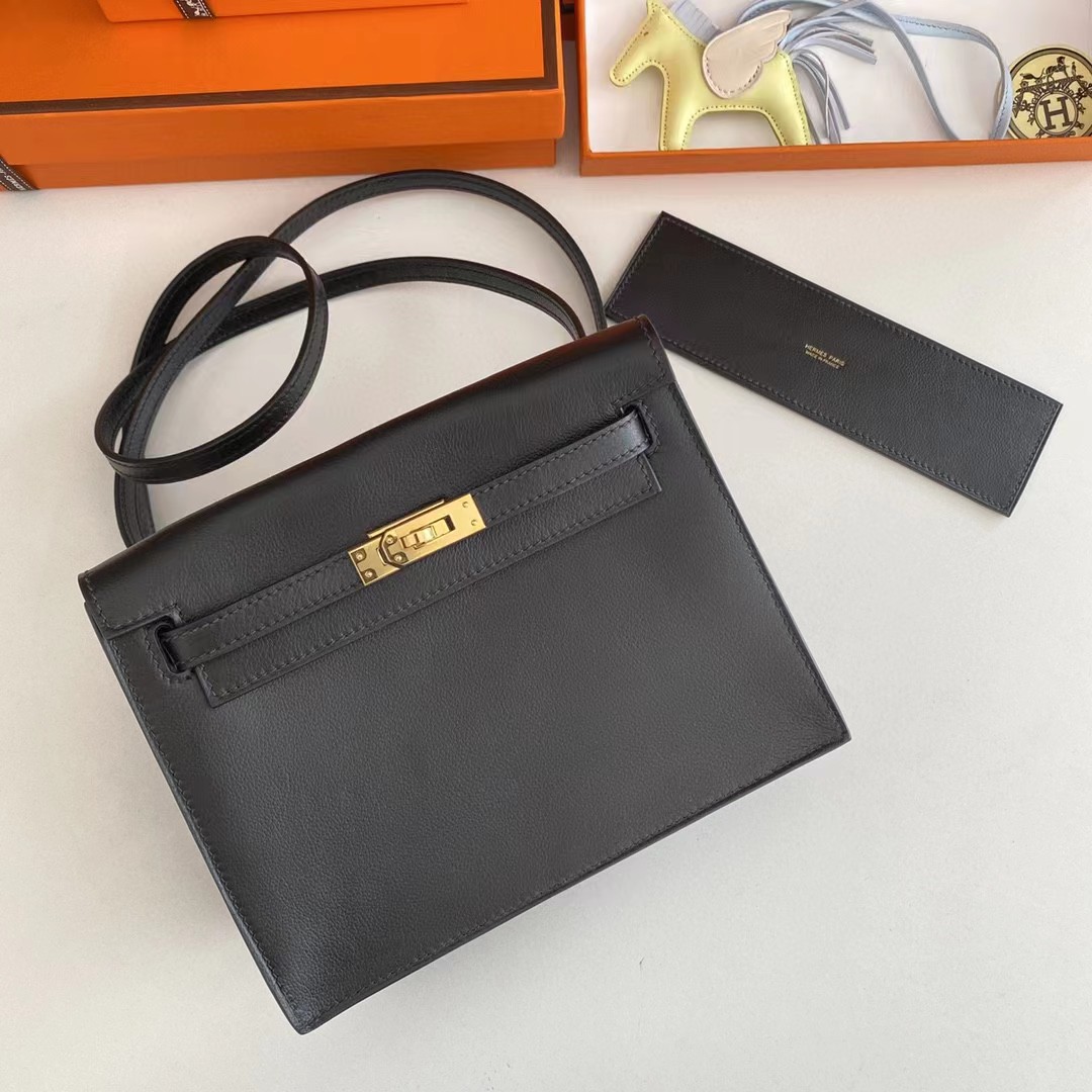 Hermes Kelly Mini Women Handbag(22-17-4cm ) - PerfectKickZ