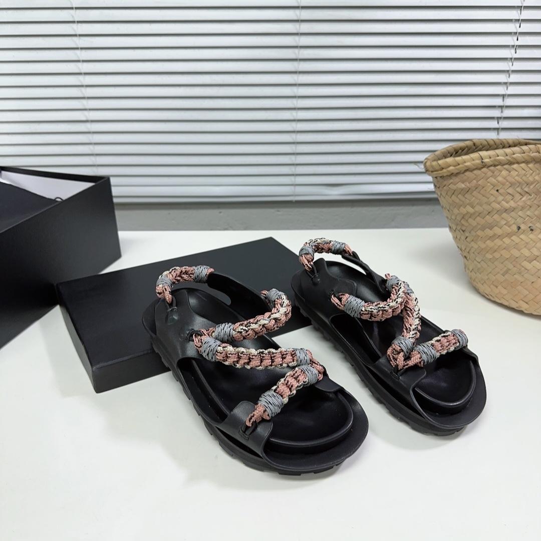 JIl Sander Leather Sandals - PerfectKickZ