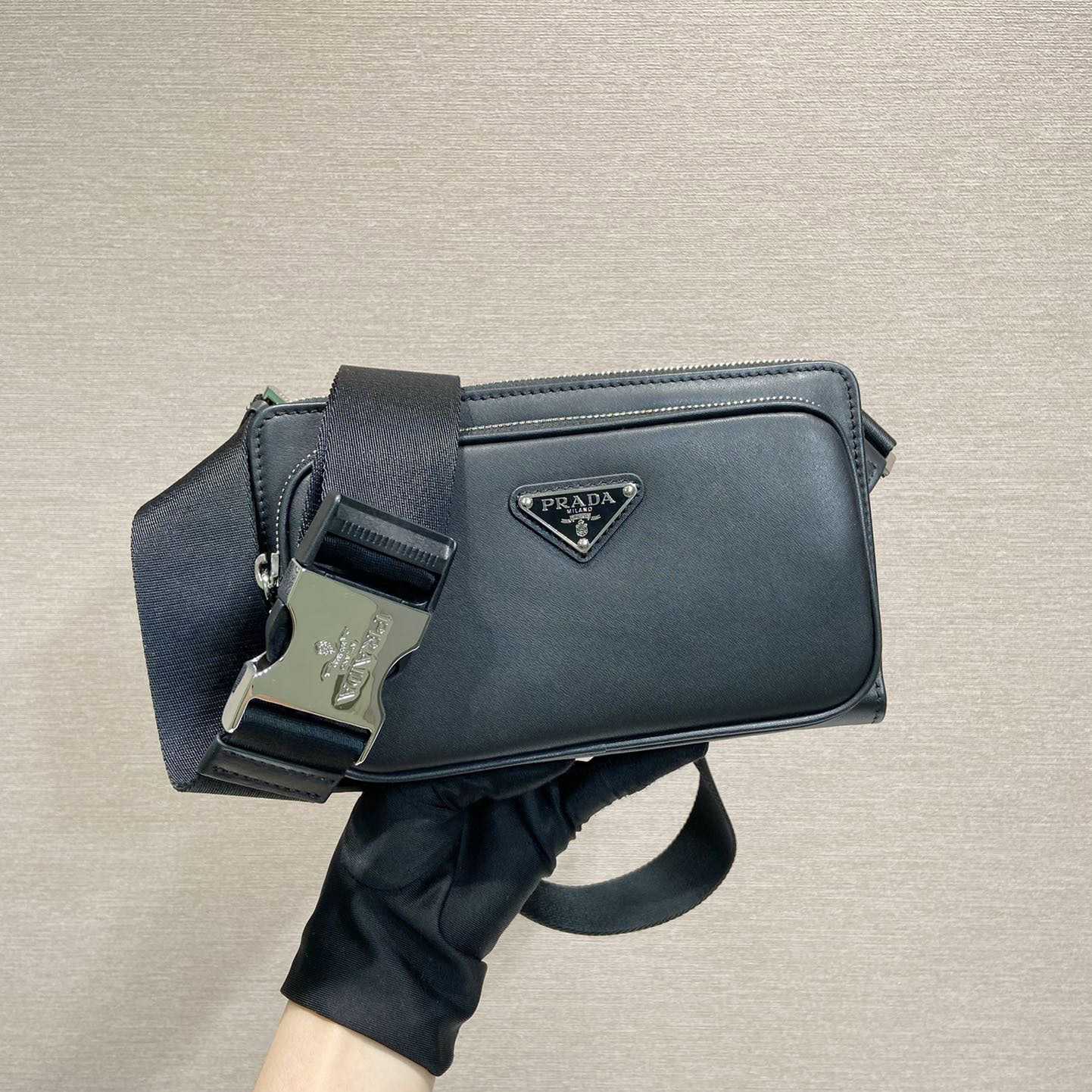 Prada Saffiano Leather Shoulder Bag - PerfectKickZ