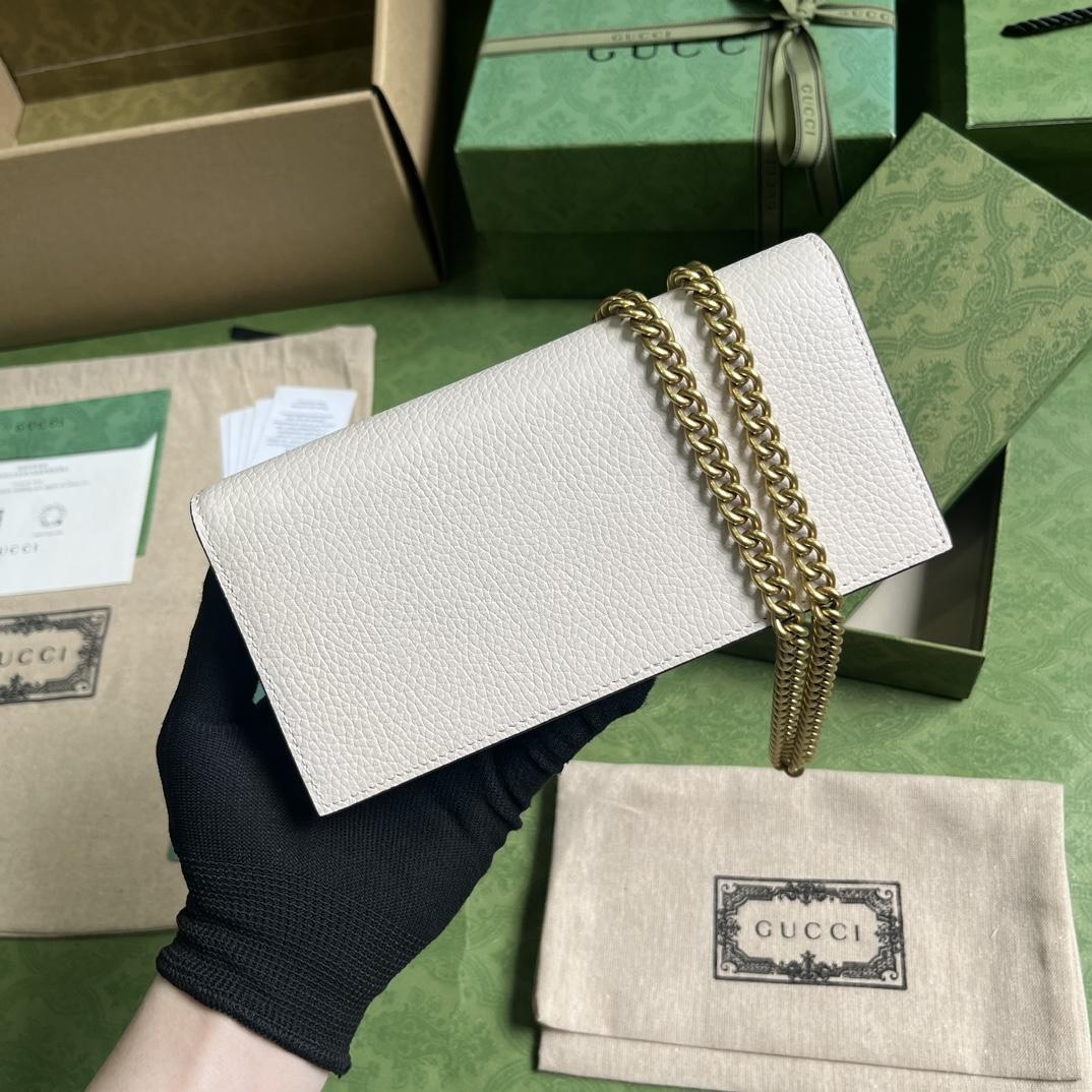 Gucci Chain Wallet With Interlocking G Python Bow(19-10-4cm) - 