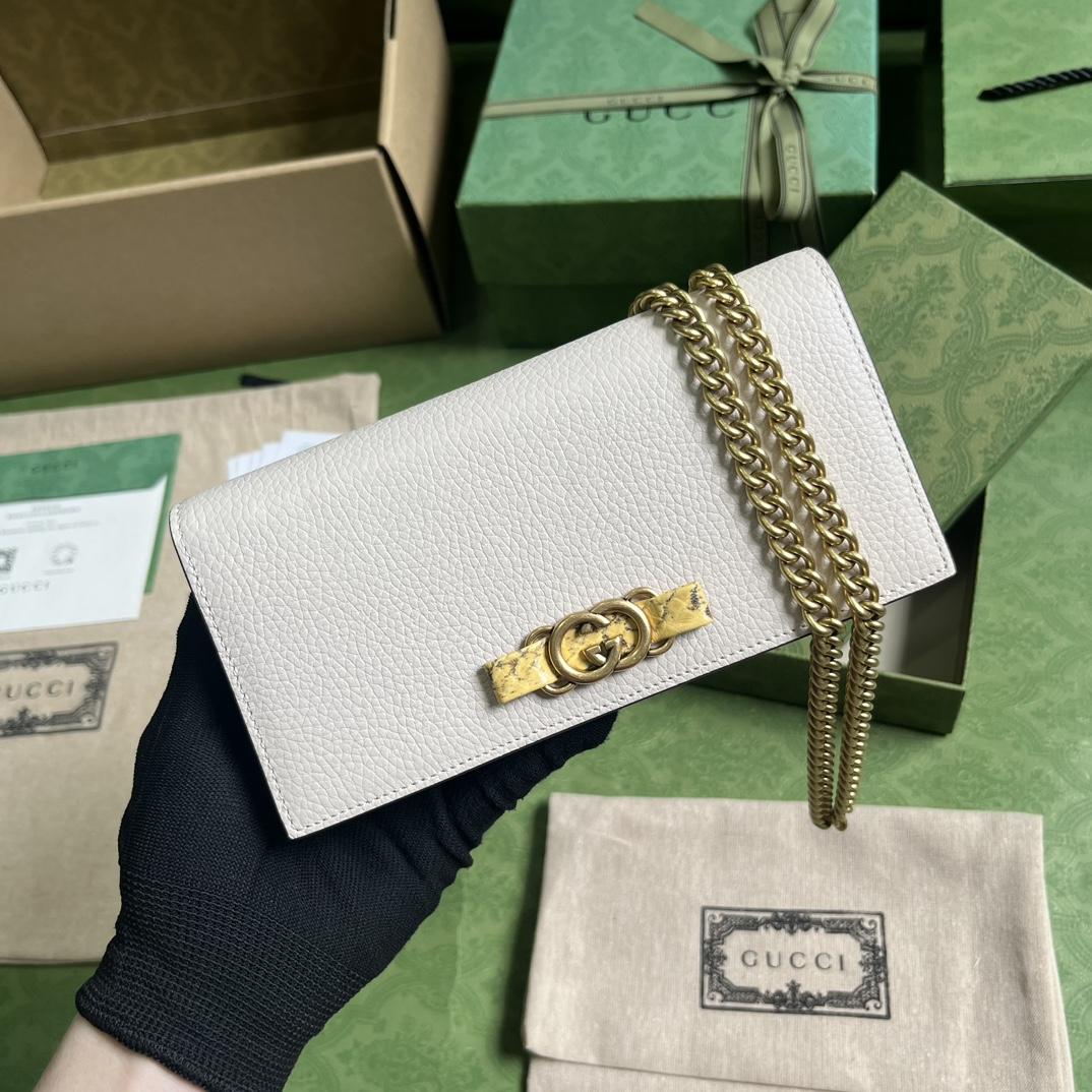 Gucci Chain Wallet With Interlocking G Python Bow(19-10-4cm) - PerfectKickZ